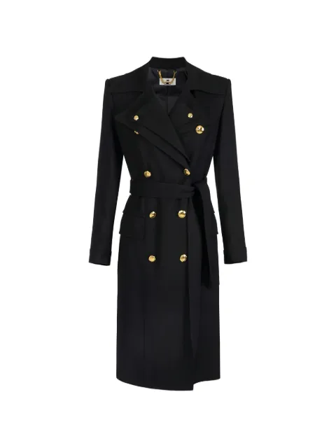 Elisabetta Franchi double-breasted flap-pocket trench coat