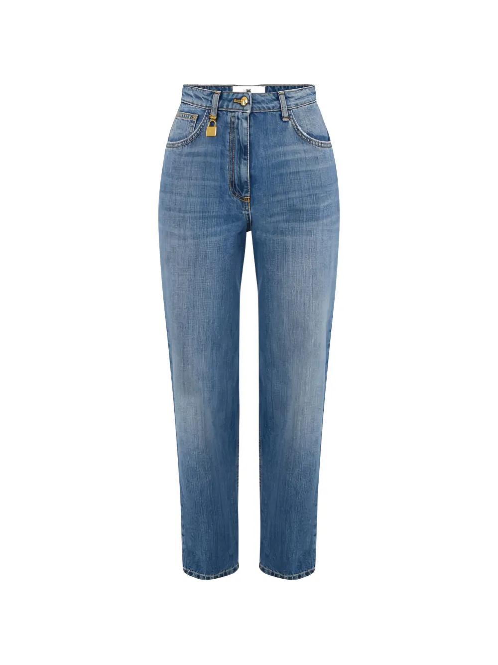 Elisabetta Franchi padlock balloon jeans - Blau