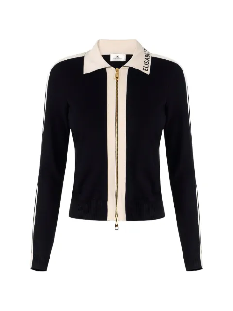 Elisabetta Franchi cárdigan con detalle del logo