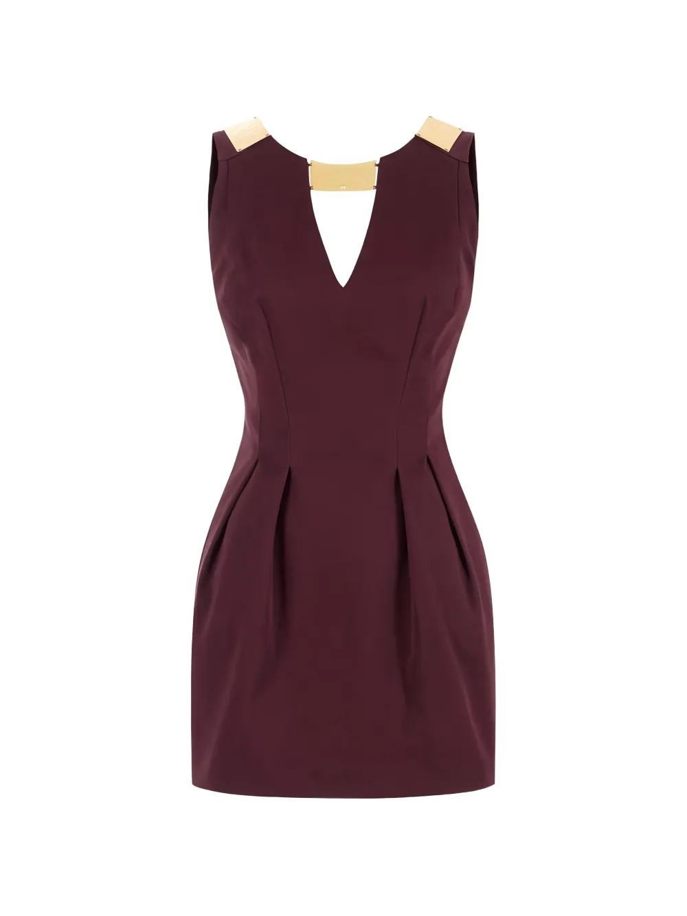 Elisabetta Franchi sleeveless mini dress - Marrone