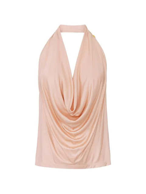Elisabetta Franchi halter-neck drape top