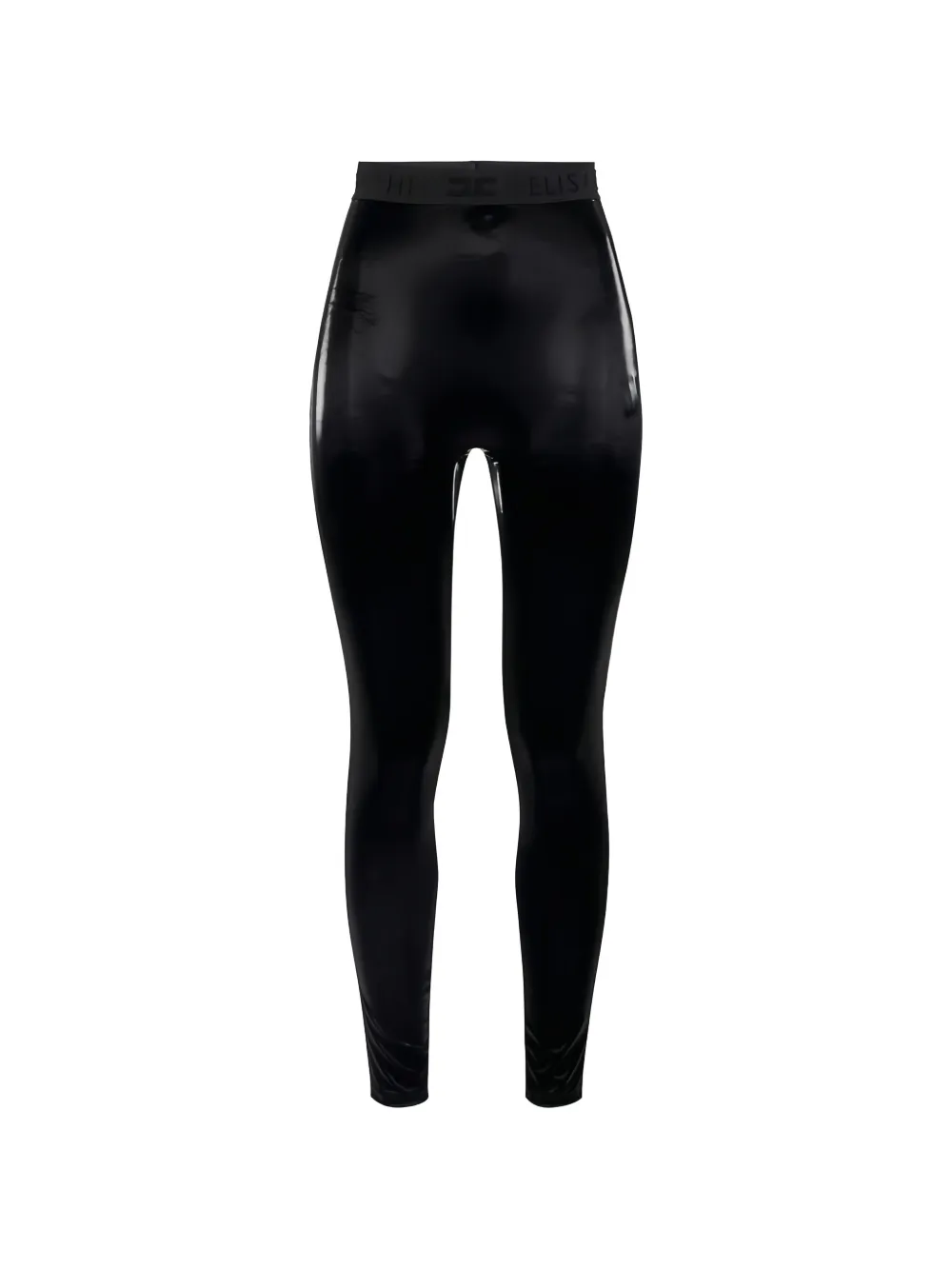 Elisabetta Franchi logo-elasticated leggings - Nero