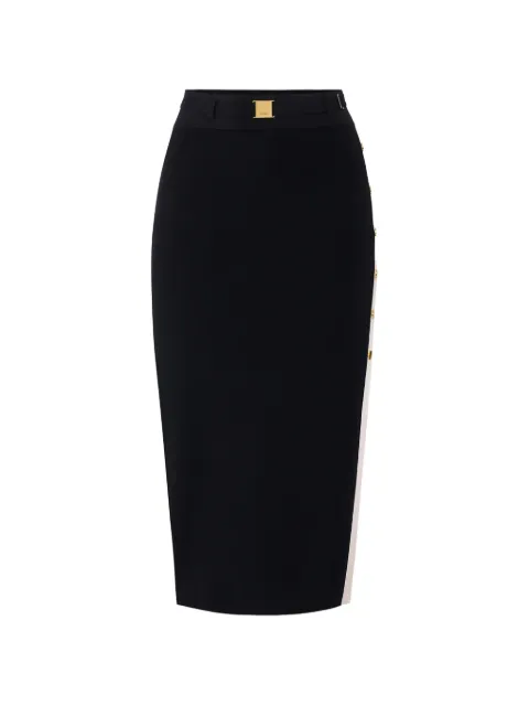 Elisabetta Franchi knit side-slit midi skirt