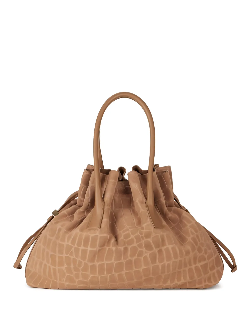 Elisabetta Franchi crocodile-print tote bag - Toni neutri