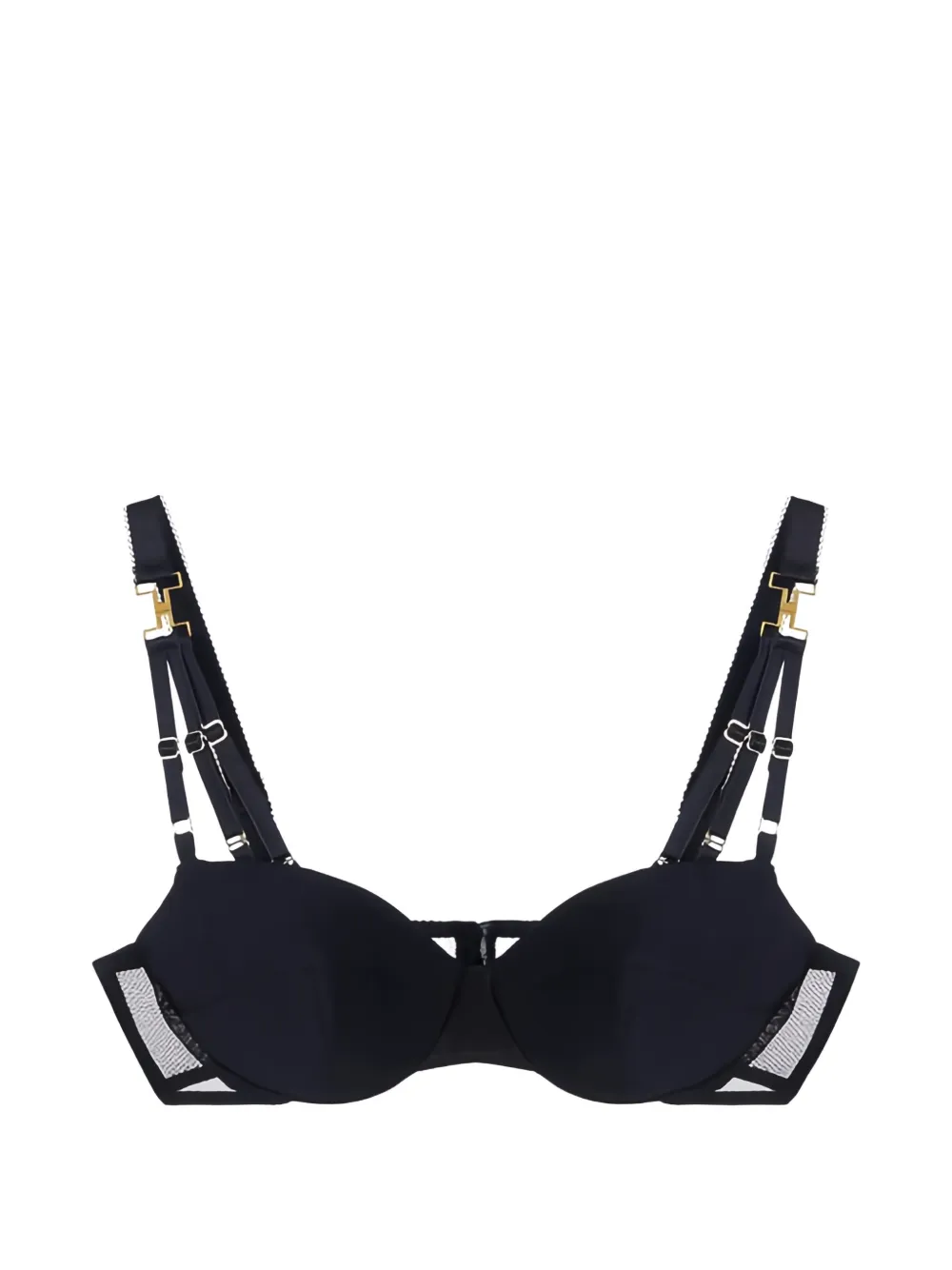 Elisabetta Franchi elastic-straps bra - Nero