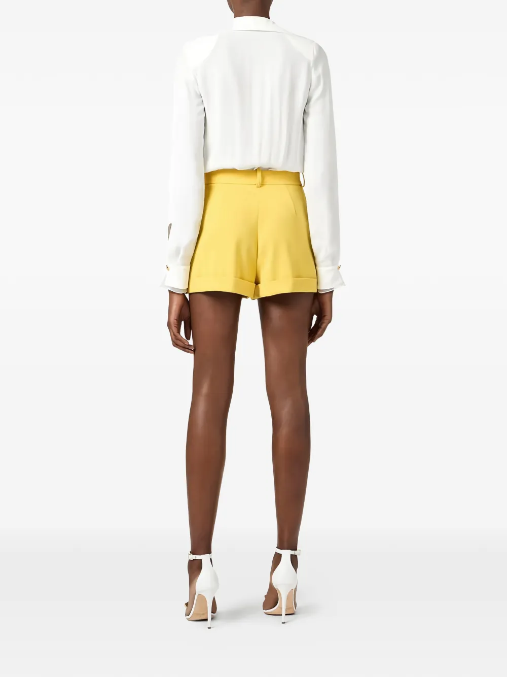 Elisabetta Franchi Viscose georgette body Wit