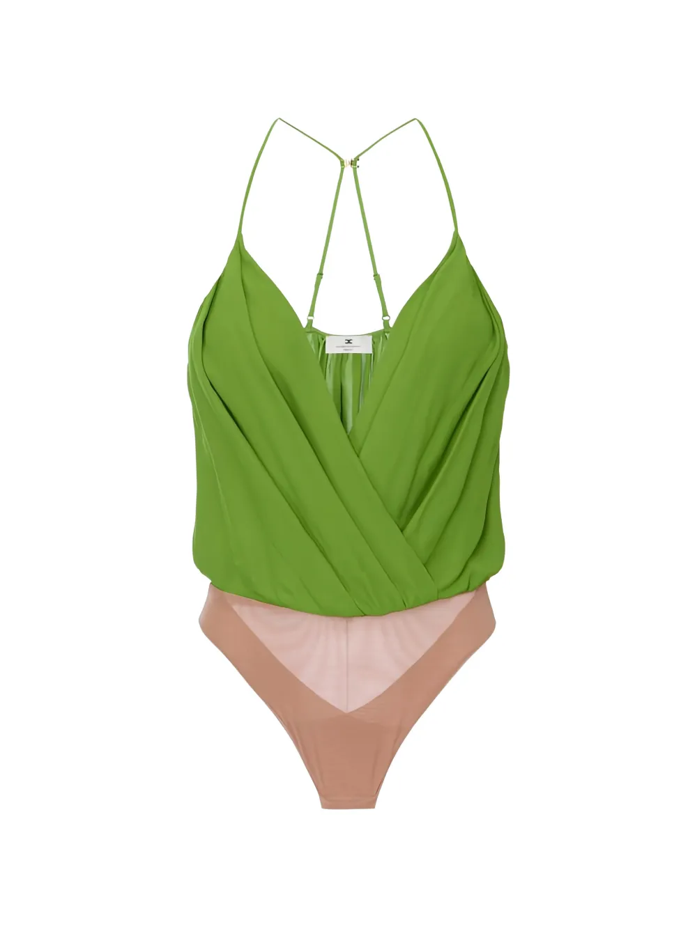 Elisabetta Franchi V-neck bodysuit - Grün