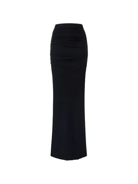 Elisabetta Franchi draping jersey long skirt
