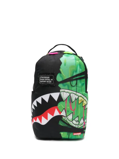 Sprayground Halloween Shark central drip split backpack