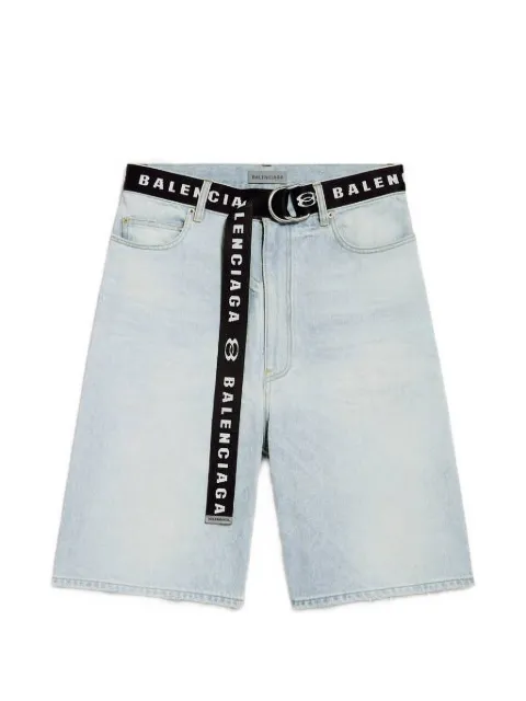 Balenciaga belted shorts