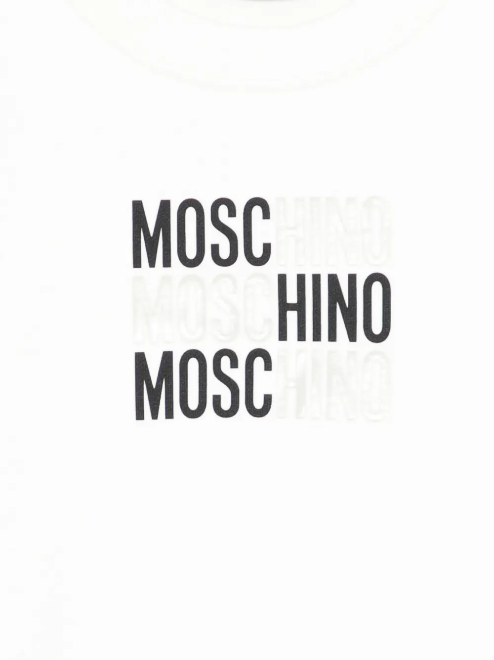  Moschino Kids Logo Sweatshirt - White 