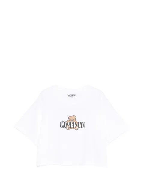 Moschino Kids playera con detalle de oso