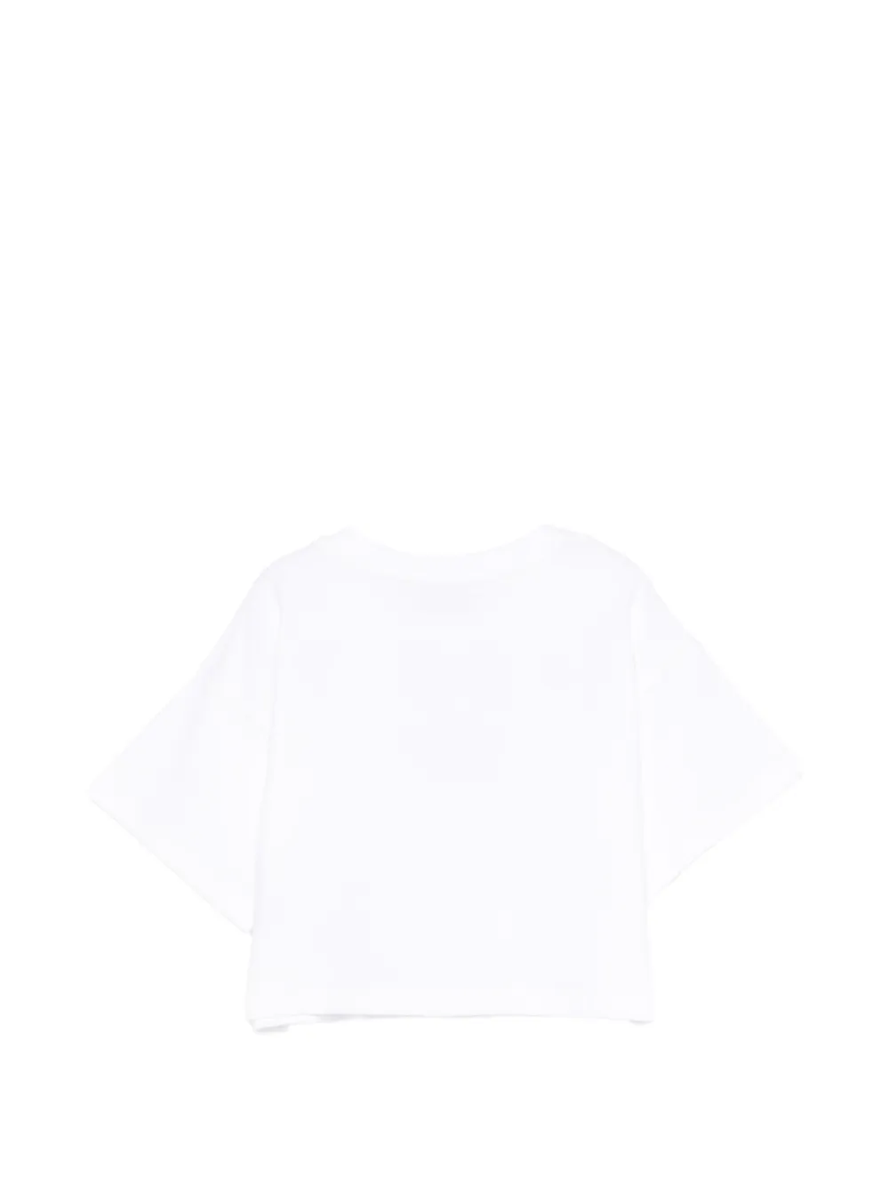 Moschino Kids T-shirt met beerdetail Wit
