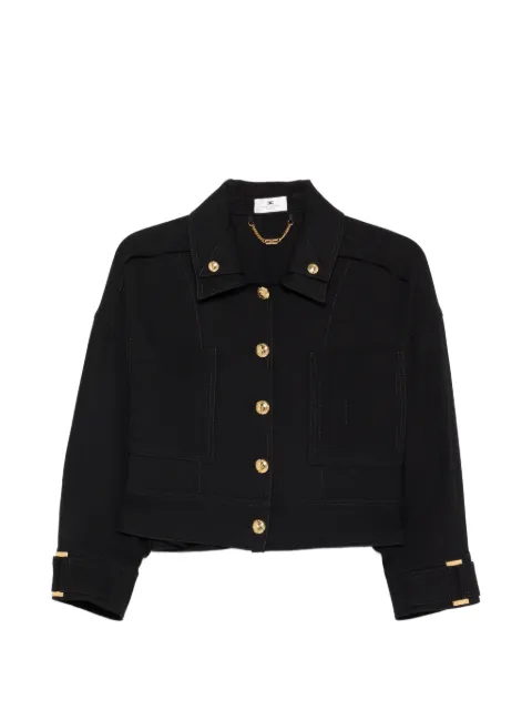 Elisabetta Franchi buttoned cropped jacket