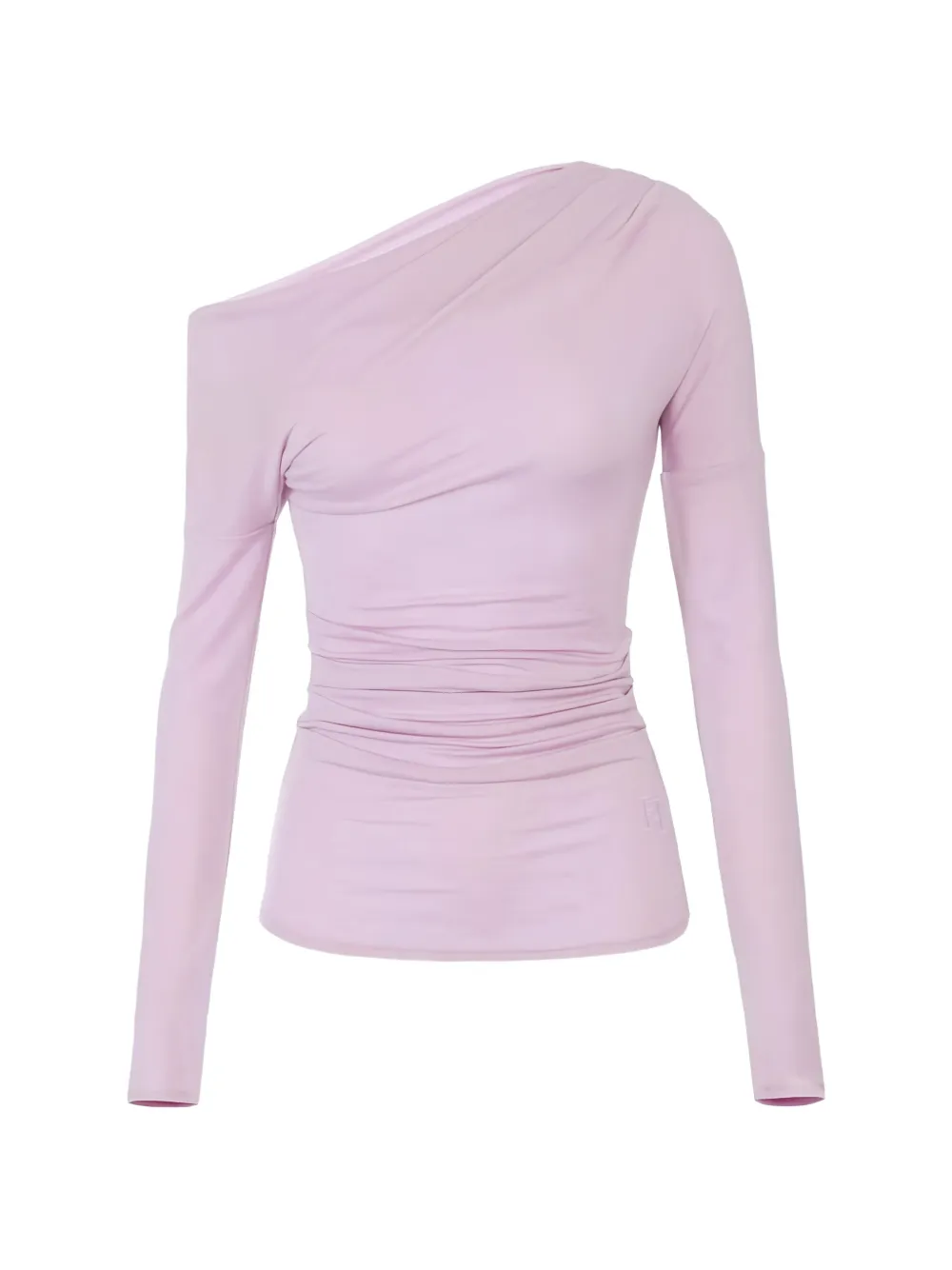 Elisabetta Franchi long-sleeved Draped Top | Pink | FARFETCH
