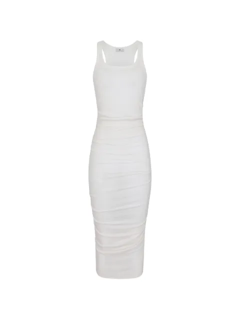 Elisabetta Franchi vestido midi con diseño drapeado