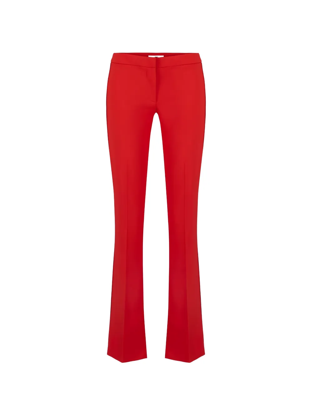 Elisabetta Franchi raw-edge stitching trousers - Rosso