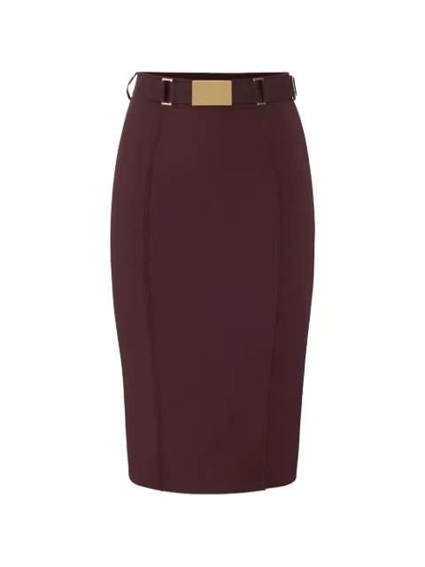 Elisabetta Franchi belted pencil midi skirt