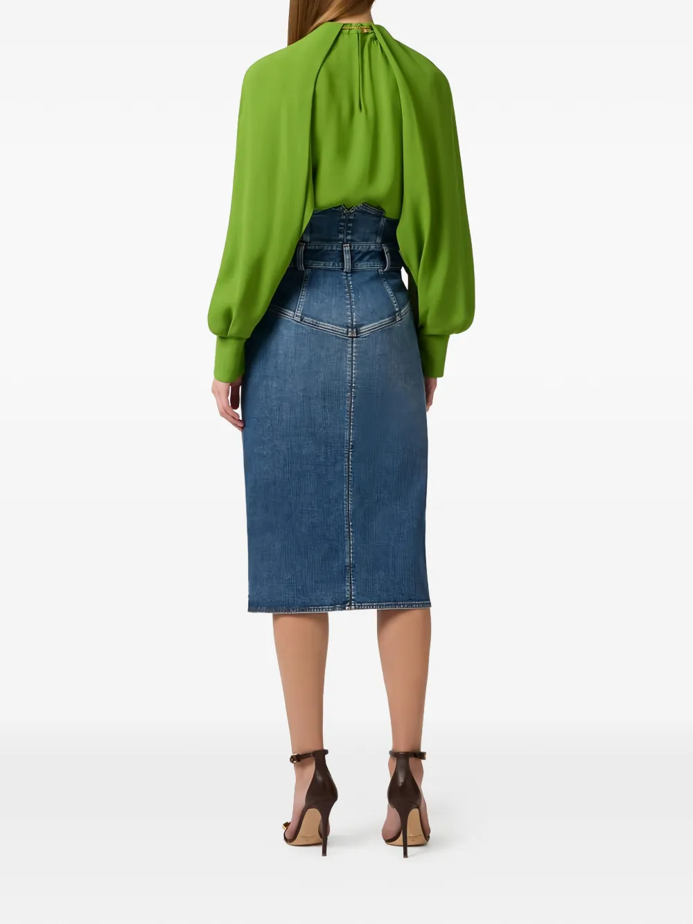 Cape-Sleeves Blouse