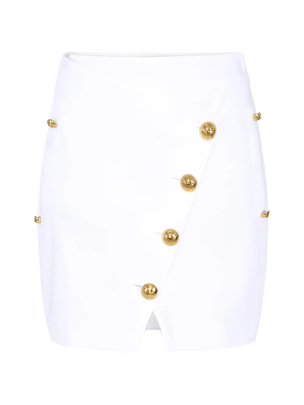 Elisabetta Franchi asymmetrical mini skirt - Bianco