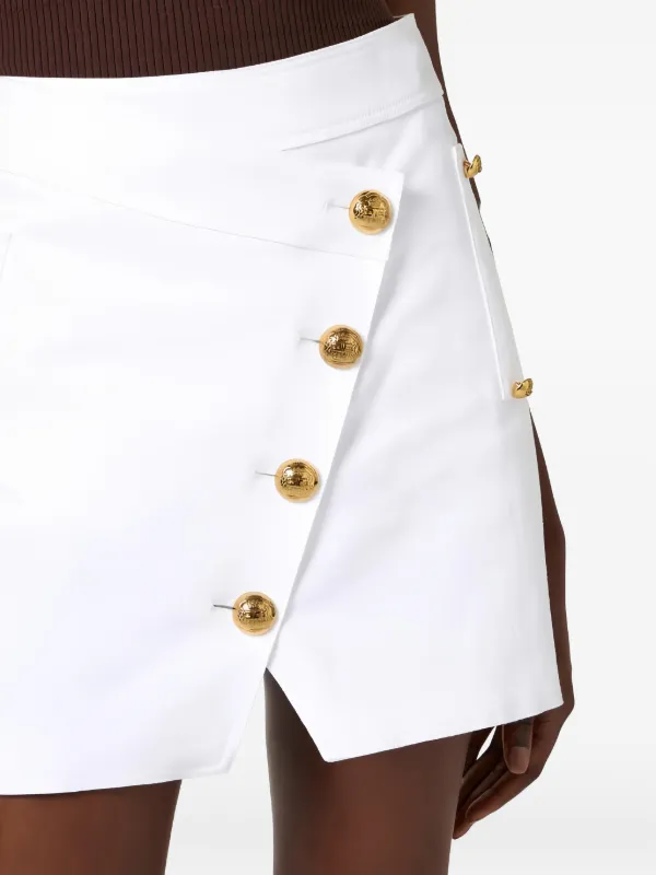 Elisabetta Franchi ミニスカート | ホワイト | FARFETCH JP