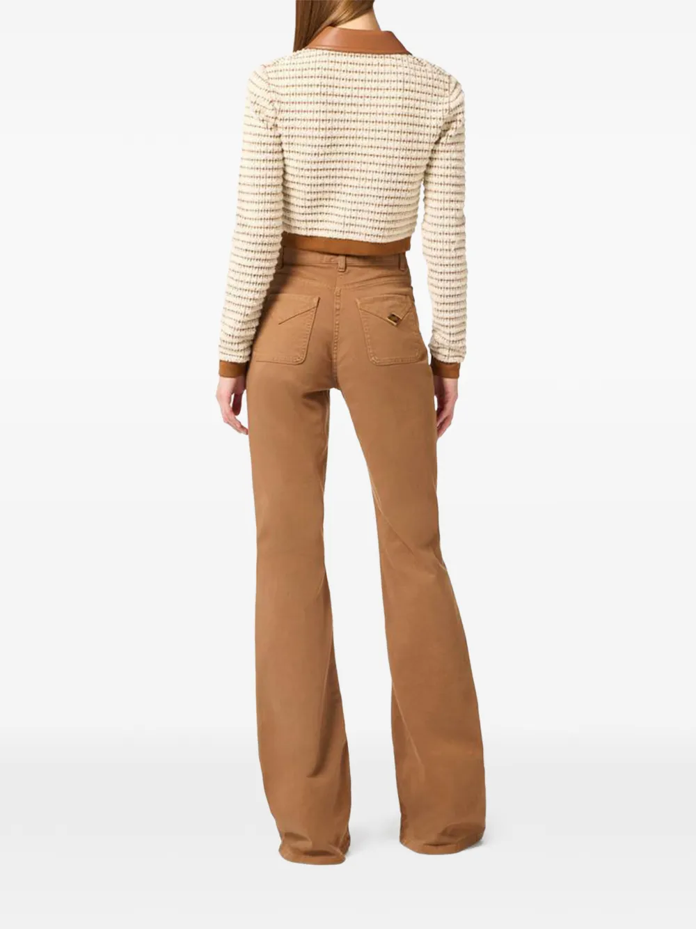 Elisabetta Franchi Flared jeans Bruin