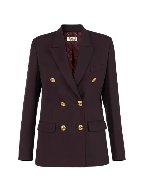 Elisabetta Franchi double-breasted button blazer
