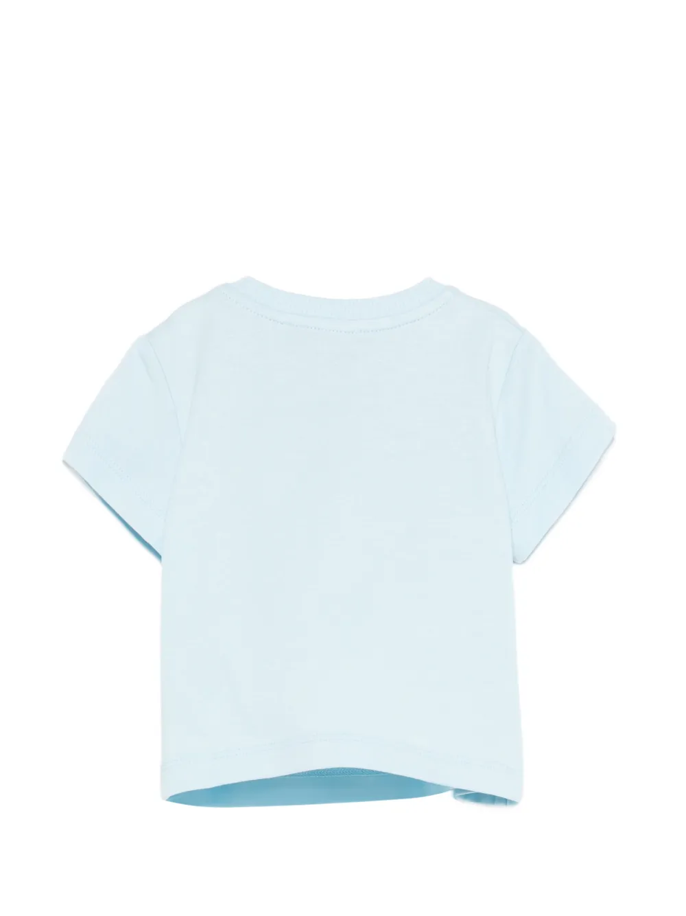 Moschino Kids T-shirt met beerapplicatie Blauw