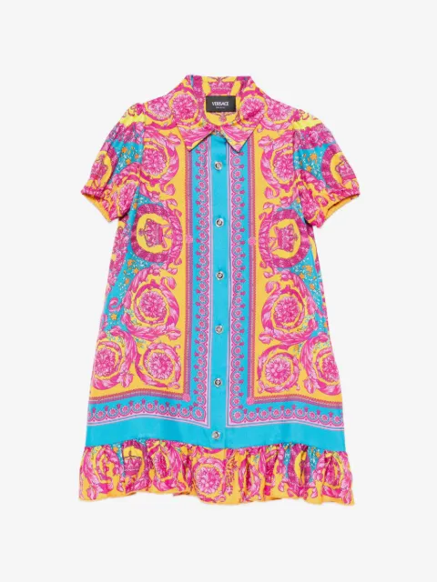 Versace Kids robe imprimée à volants