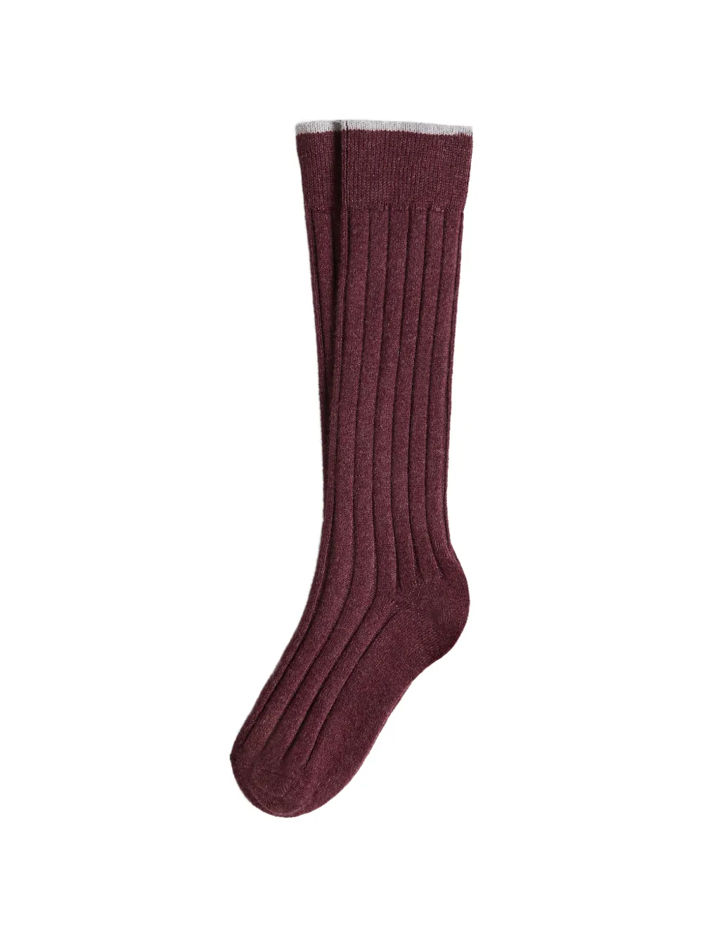 Brunello Cucinelli Kids rib knit socks - Rosso