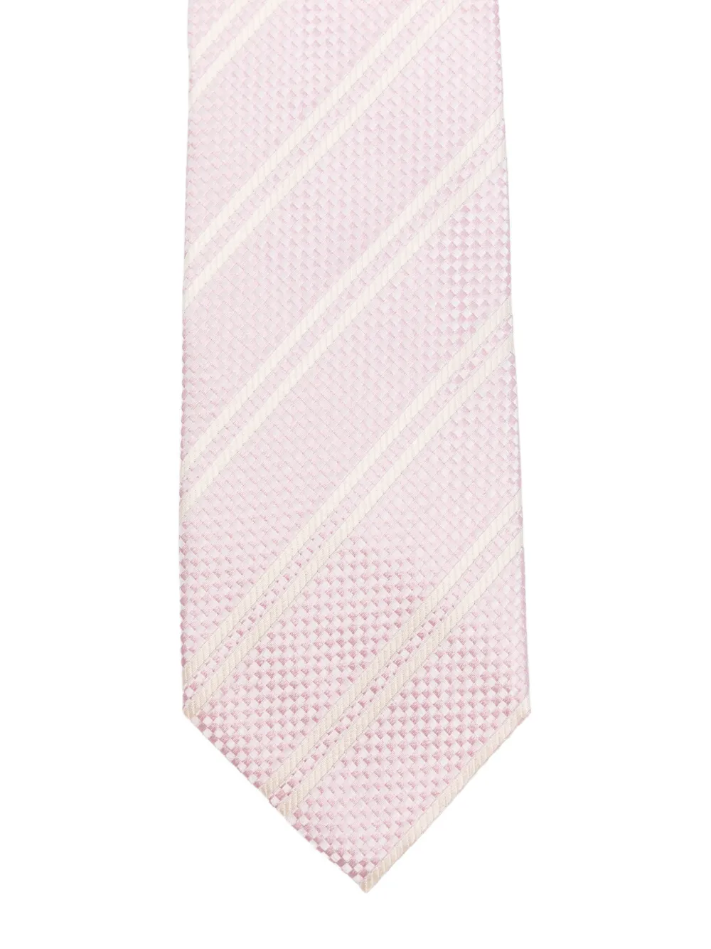 TOM FORD Gestreepte stropdas Roze