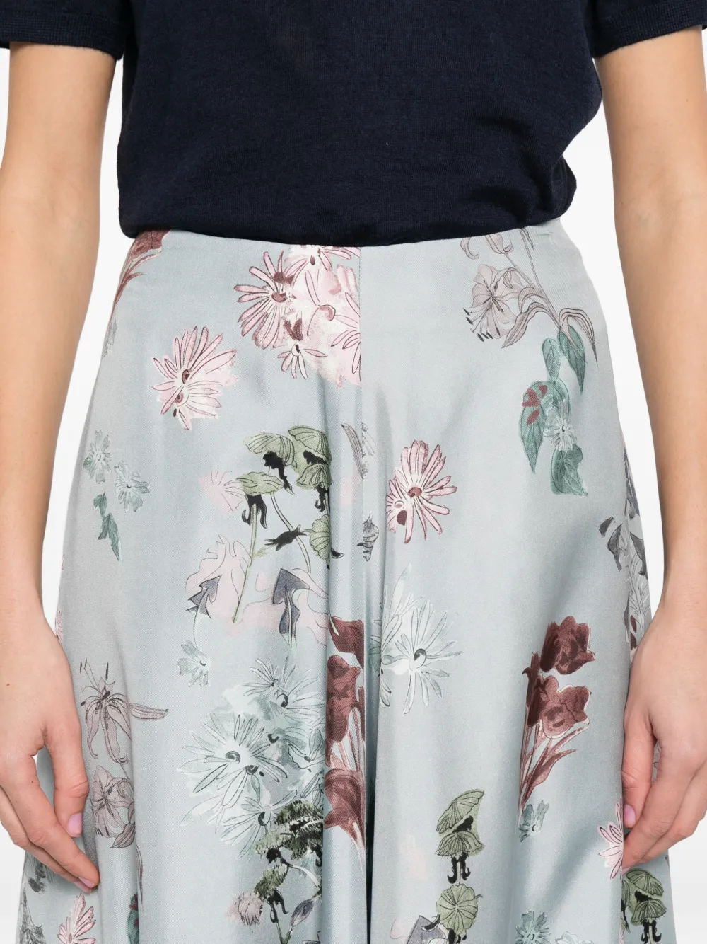 Floral Midi Skirt