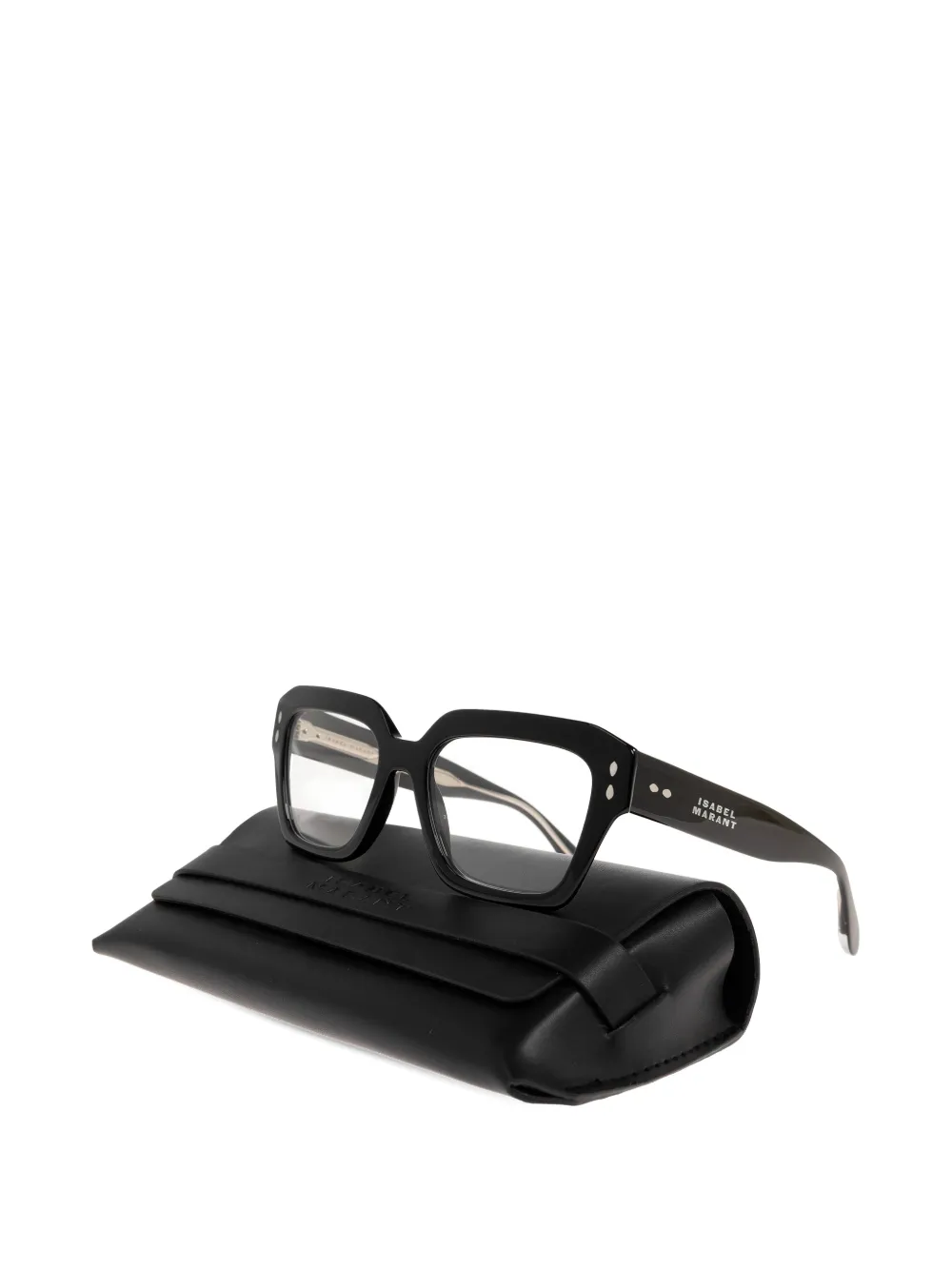  Isabel Marant Eyewear Square-frame Glasses - Black 