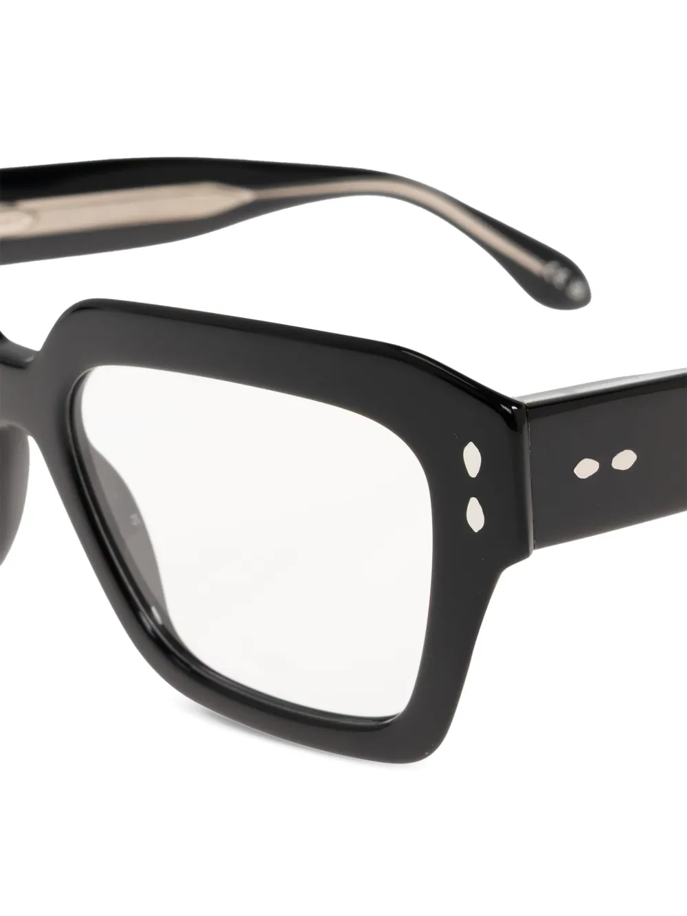  Isabel Marant Eyewear Square-frame Glasses - Black 