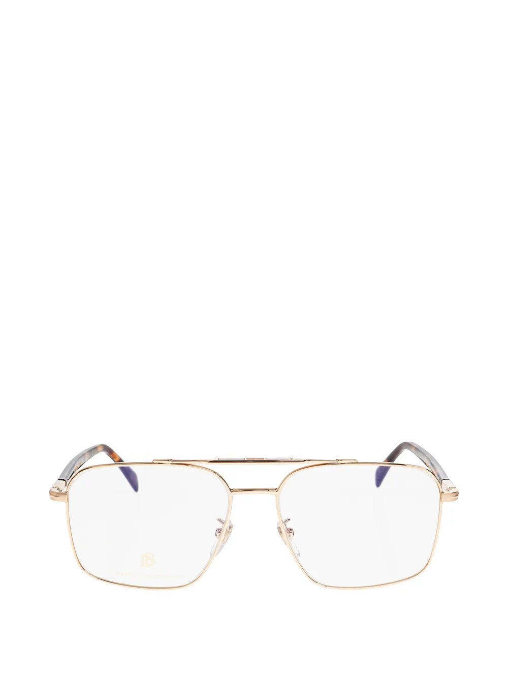 Eyewear by David Beckham metal browline sunglasses - Oro
