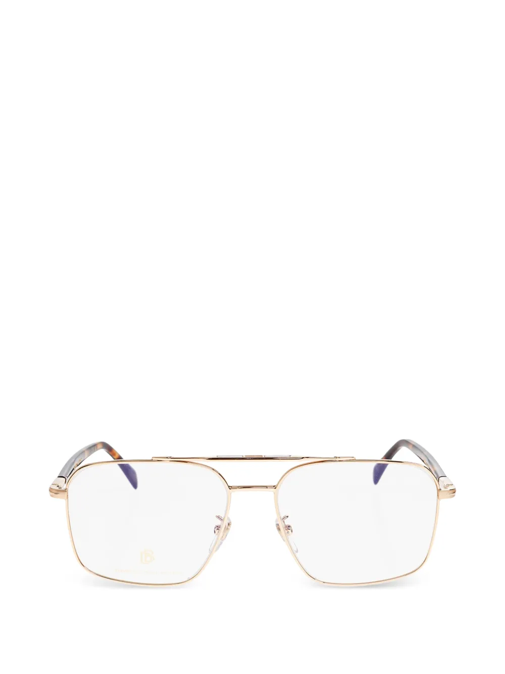 Eyewear by David Beckham metal browline sunglasses - Oro