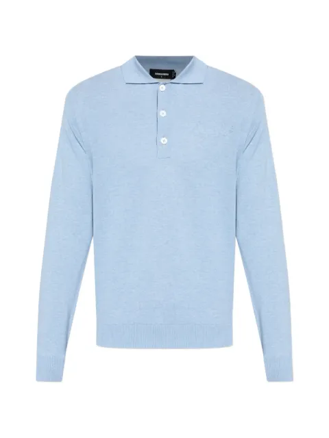 DSQUARED2 long-sleeve polo shirt