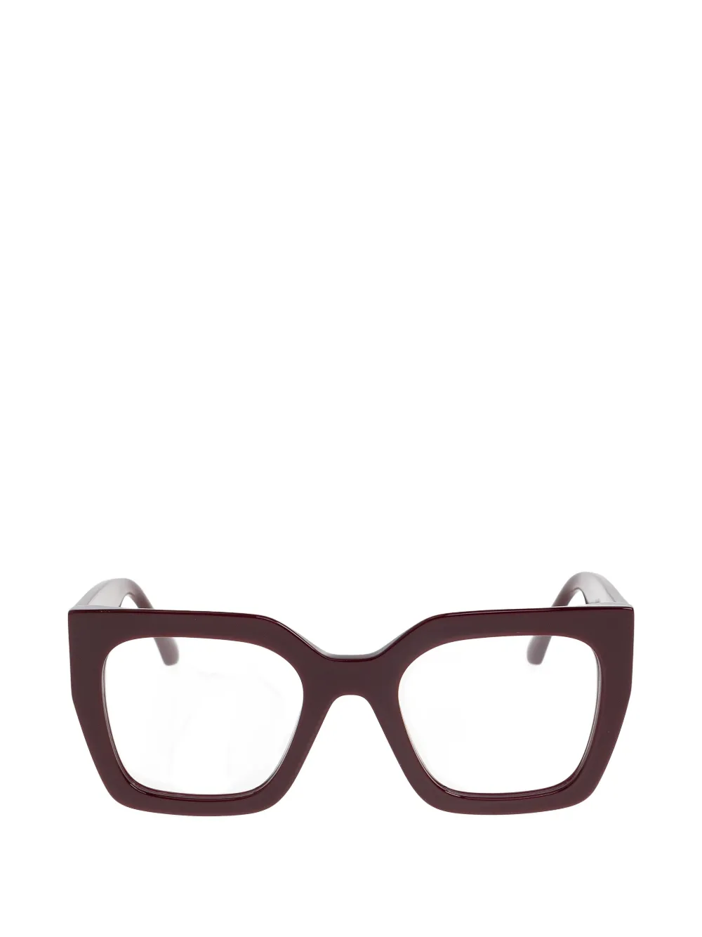ETRO geometric-frame logo-detail glasses - Viola