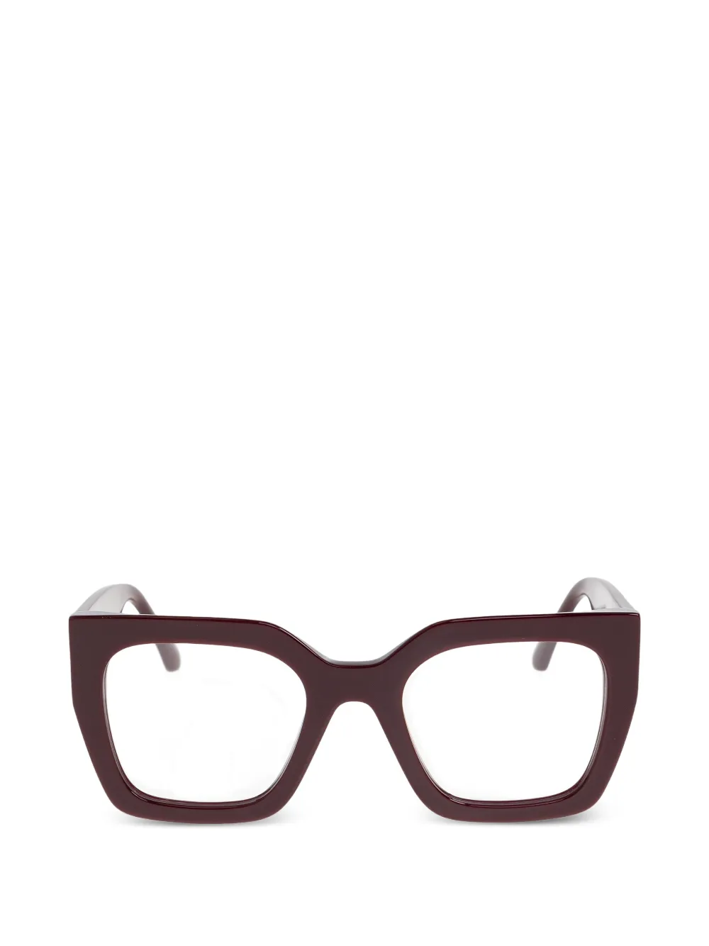 ETRO geometric-frame logo-detail glasses - Viola