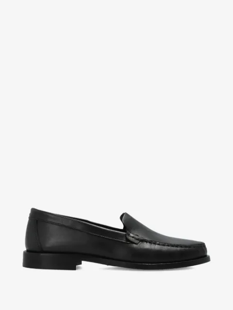 Aeyde block-heel leather loafers 