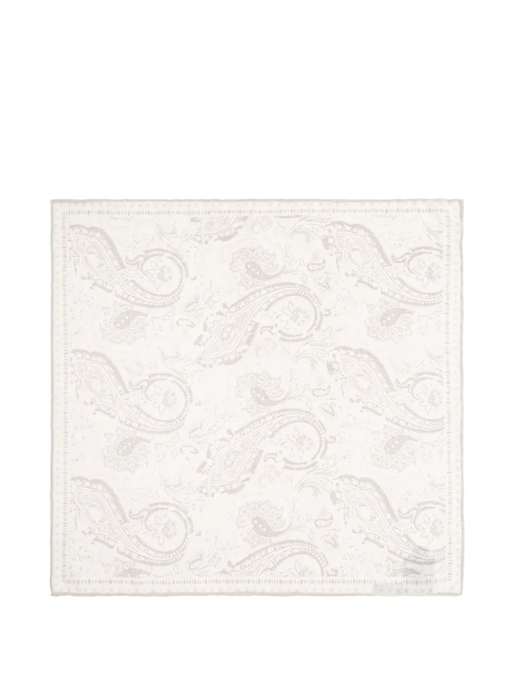 Eleventy paisley pocket square - Toni neutri