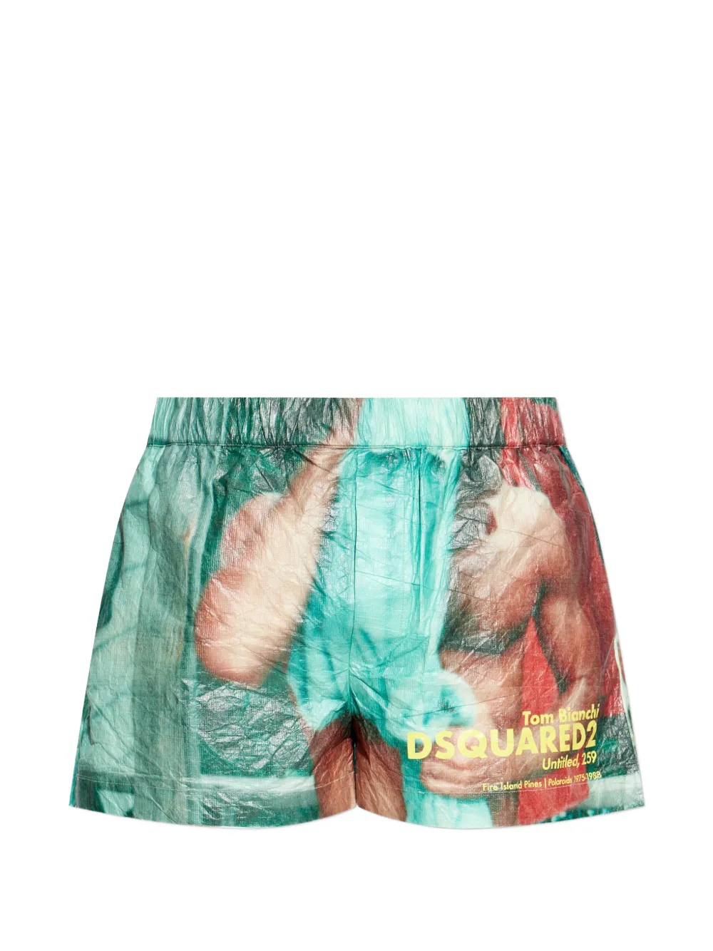 DSQUARED2 x Tom Bianchi zwembroek met grafische print Blauw