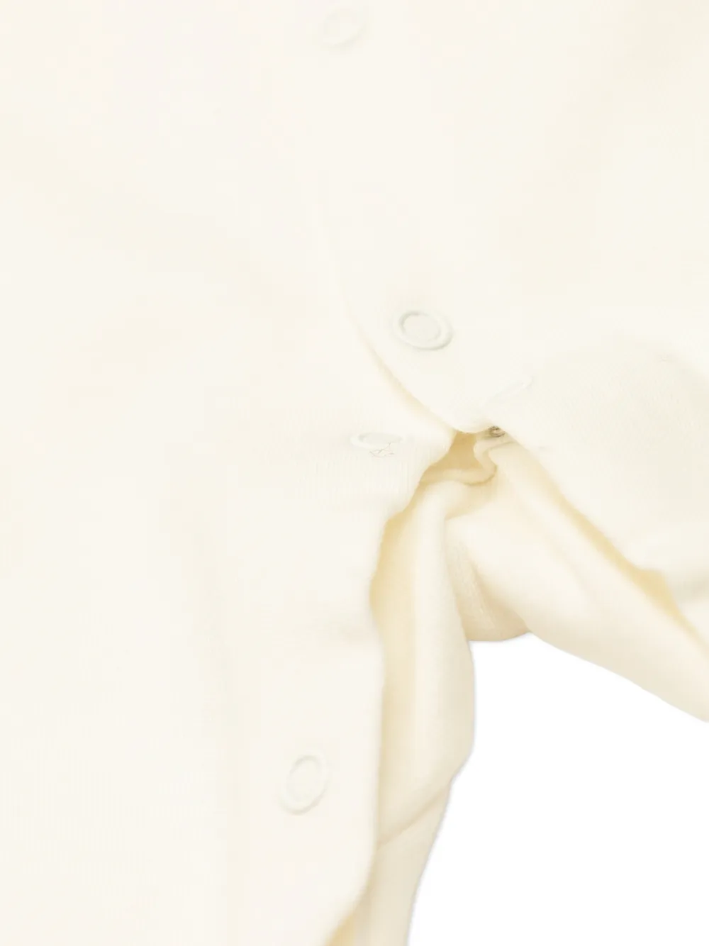 Bonpoint Pyjama met geborduurde kraag Beige
