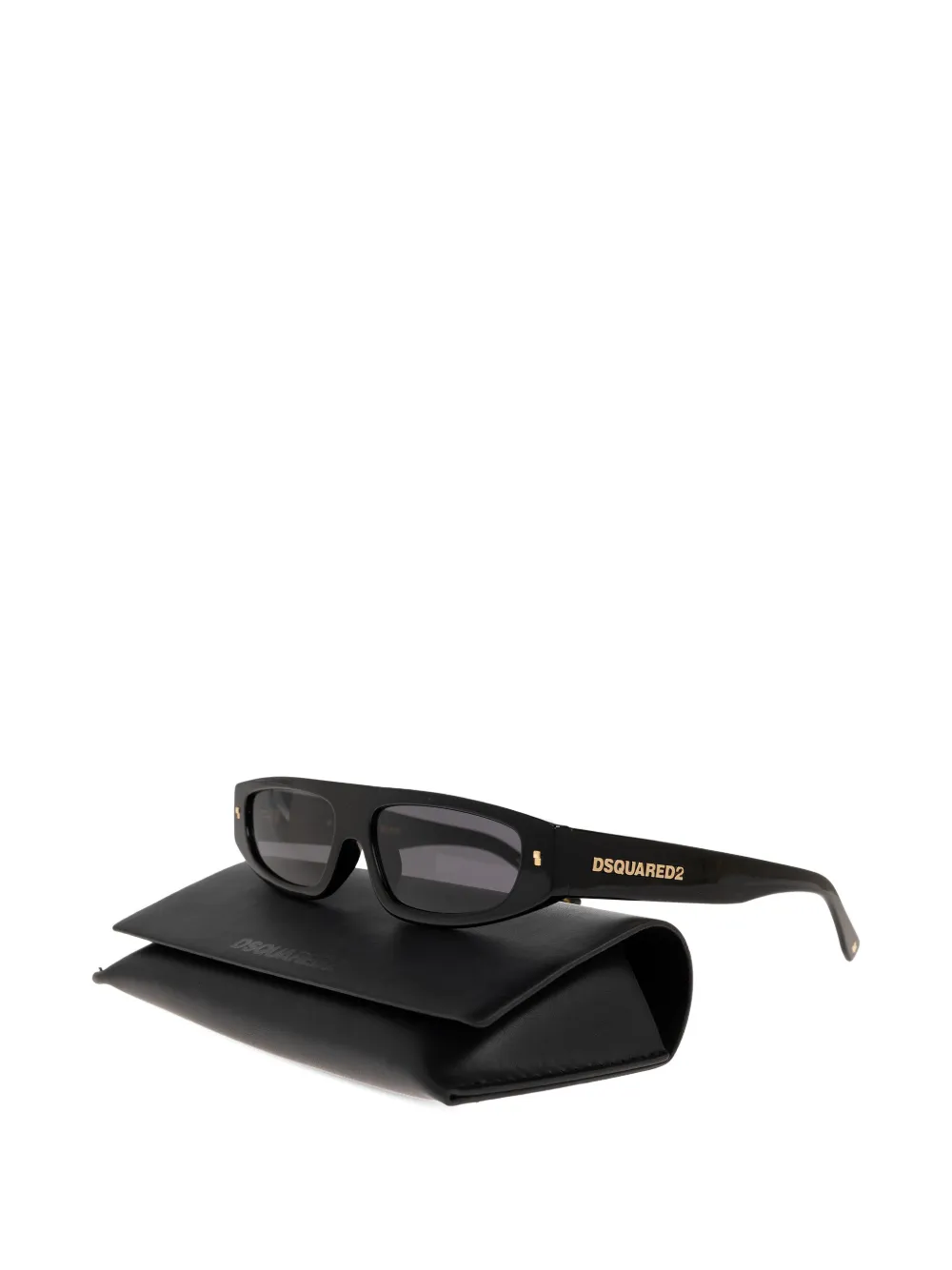 DSQUARED2 EYEWEAR Zonnebril met geometrisch montuur Zwart