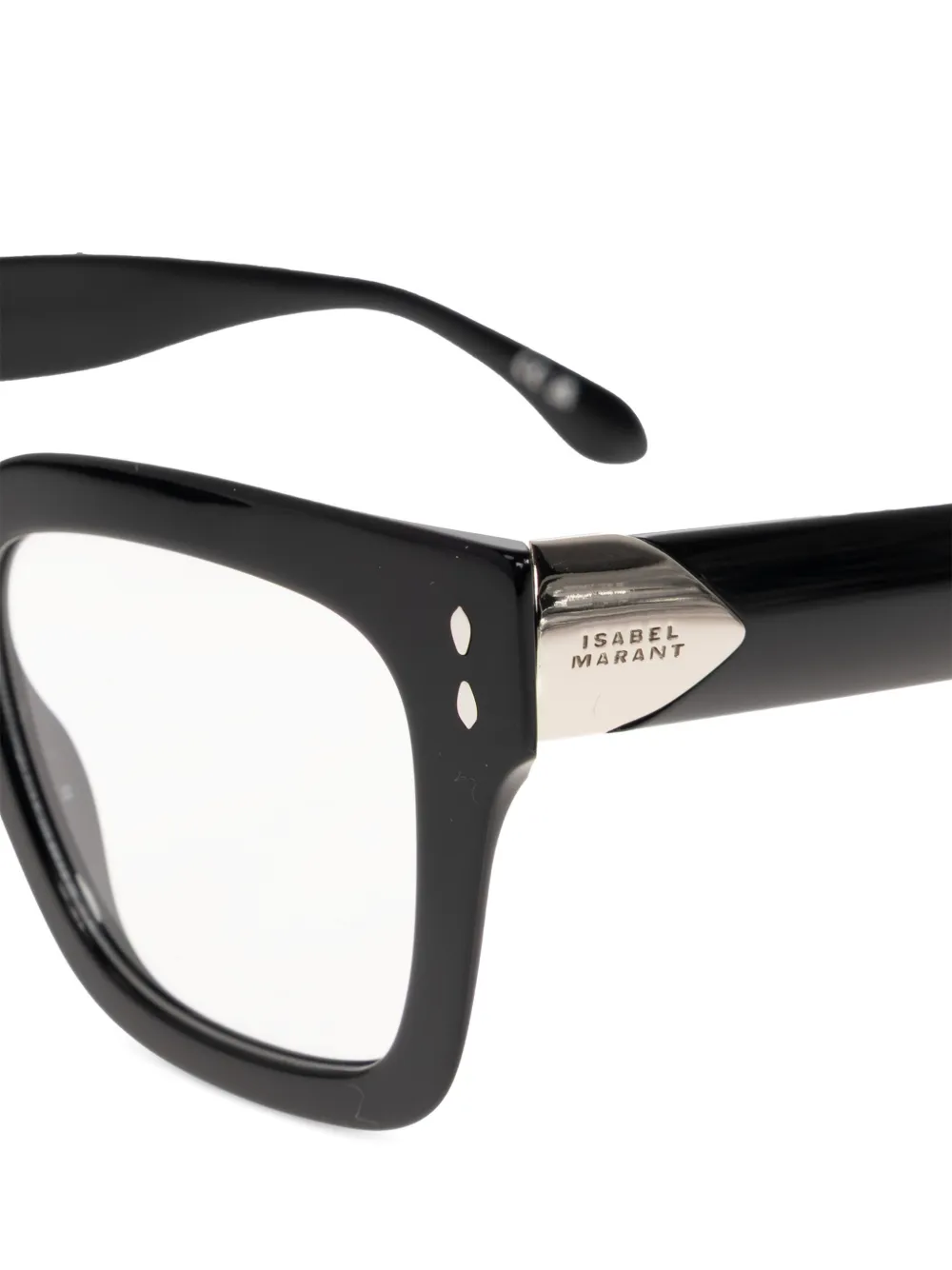  Isabel Marant Eyewear Square-frame Glasses - Black 