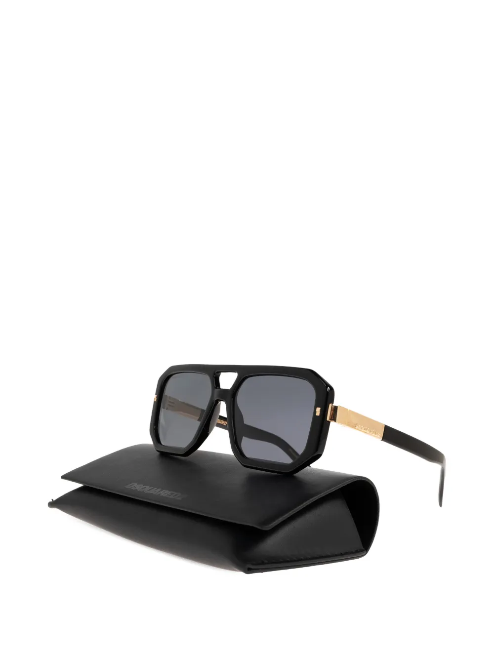DSQUARED2 EYEWEAR Zonnebril met piloten montuur Zwart