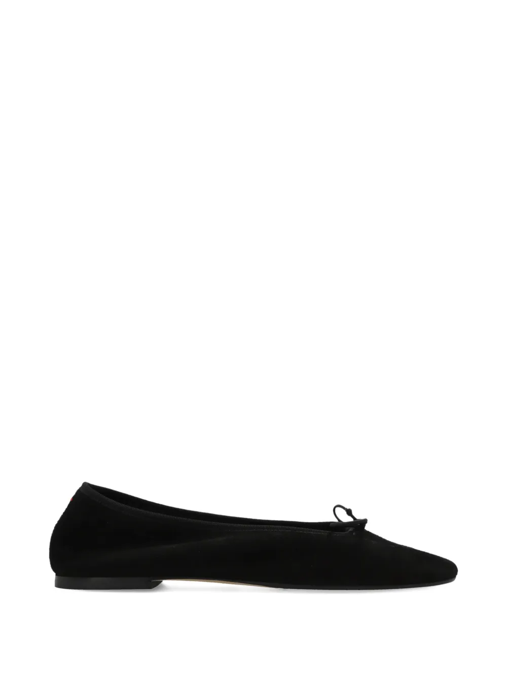 Aeyde bow-detail ballet flats Zwart