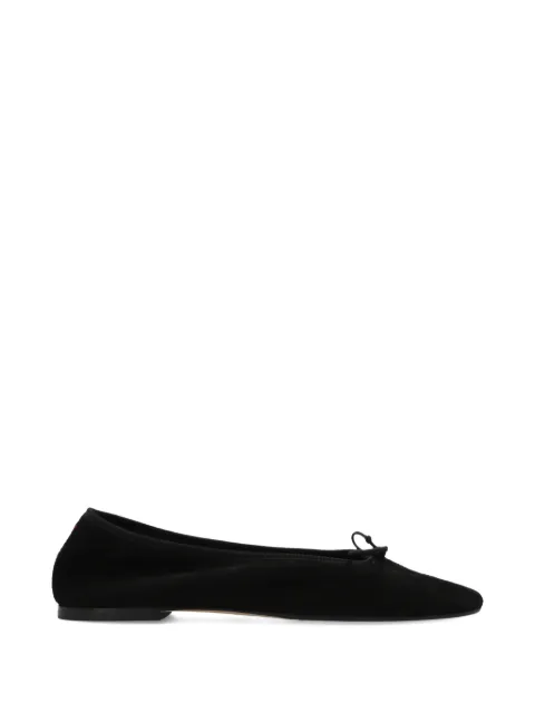 Aeyde bow-detail ballet flats
