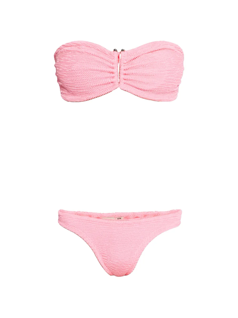 PARAMIDONNA Frida textured two-piece bikini - Rosa