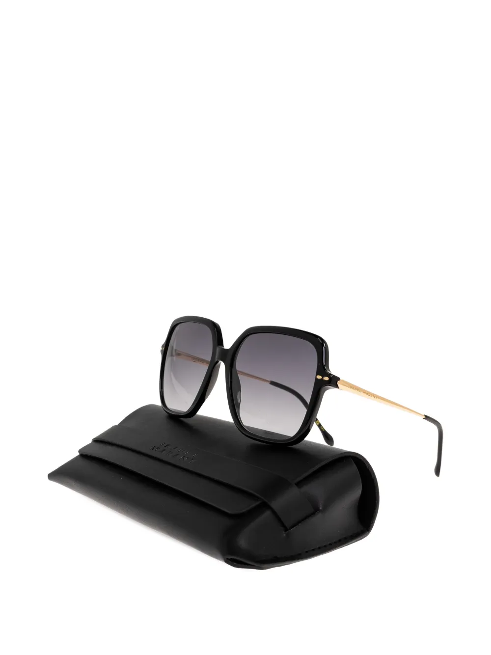 Isabel Marant Eyewear Zonnebril met geometrisch montuur Zwart